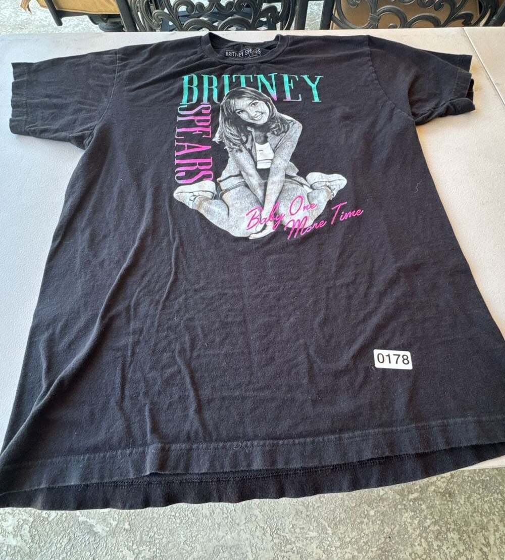 Vintage-Style Britney Spears Baby One More Time Graphic T-Shirt